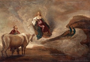 Juno by Dirck BLEKER - auction artwork with signature