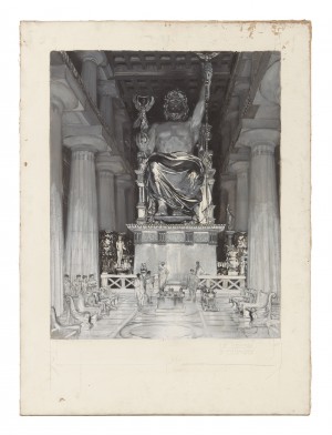 Le Jupiter D' Olympie, étude by Frantisek KUPKA