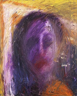 Led (purple Figure) by Uta RICHTER - auction artwork with signature