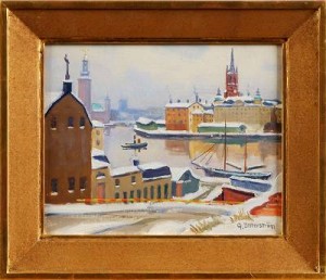 Utsikt Från Södermälarstrand by Gunnar ZETTERSTRÖM