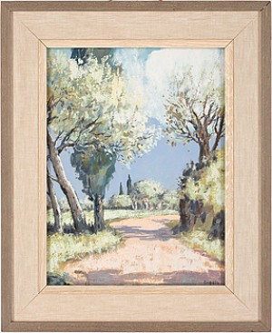 Parkstig by Johan ENGELA - auction artwork with signature