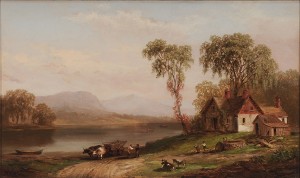 View On The Susquehanna River by Xanthus Russell SMITH