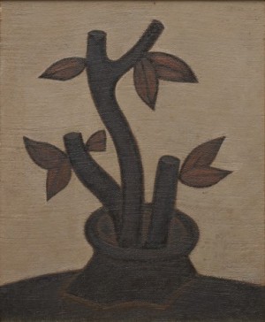 Still Life With Plant by Dimitri Mikhailovich KRASNOPEVTSEV