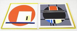 Två Färgserigrafier I Originalportfölj by Jean Albert GORIN