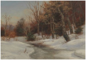 Winter Stream by Robert Melvin DECKER