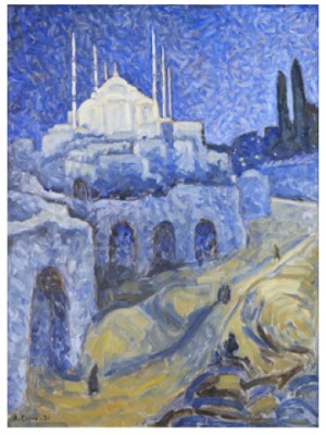 Moské I Blått by Agnes CLEVE