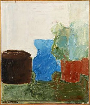Stilleben Med Vaser by Enno HALLEK