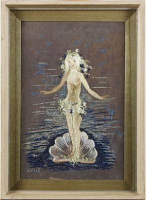 Venus, Broderi På Siden by Märta ALEXANDERSSON