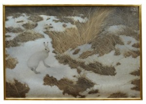 Hare I Vinterlandskap by Lennart SAND