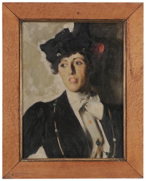 Portrait Of Martha Dana, After The Original By Anders Zorn (1860-1920), Painted In Boston by Maria Veronica LISZT
