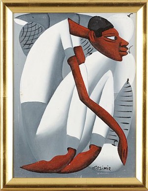 Mansporträtt by Laurent CASIMIR - auction artwork with signature