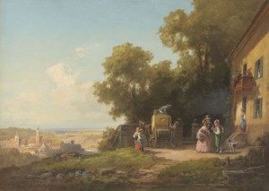 Der Abschied Des Besuchs by Willy MORALT