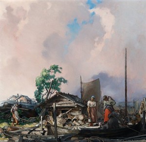 View From The Harbour by Ragnar UNGERN