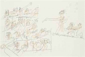 Les Musiciens by Roberto MATTA