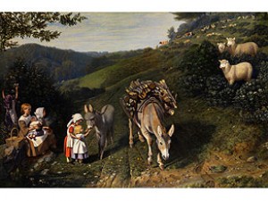 Familie In Idyllischer Landschaft by Friedrich Wilhelm KEYL