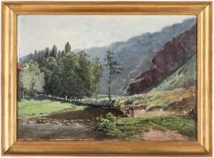 Landskap by Jean-Aimé SAINT-GYR GIRIER - auction artwork with signature