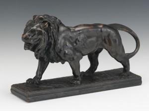 Standing Figure Of A Lion by Antoine-Louis BARYE