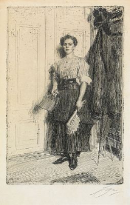 The New Maid by Anders ZORN