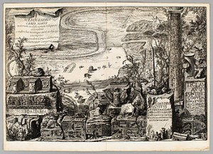 Scenographia Campi Martii by Francesco PIRANESI - auction artwork with signature