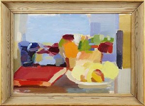 Röd Bok by Erik JENSEN - auction artwork with signature