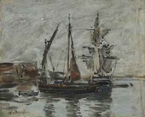 Marine. Voiliers by Eugène Louis BOUDIN