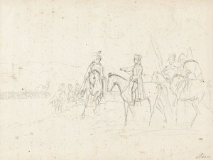 Inspektion Der Kavallerie (skizze) by Albrecht ADAM
