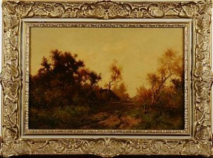 Landskap Med Stuga by Dorus ARTS