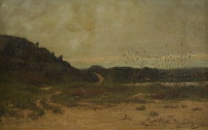 Landscape With Hills And River by Hugh Bolton JONES