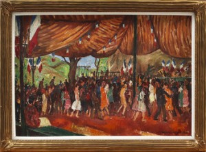 Fetes á Paris En L' Honnuer by Raymond PALLIER - auction artwork with signature