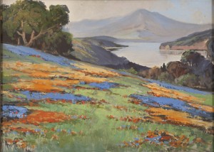 California Wildflower Landscape by Arthur William BEST