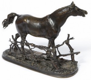 Dijn, Cheval à La Barière by Pierre Jules MENE