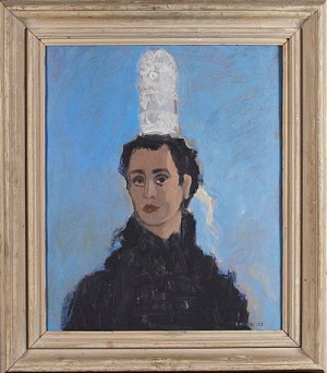 Kvinnoporträtt by Roland KEMPE