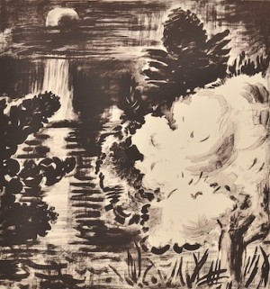 Flowering Tree-moonlight by Karl SCHRAG