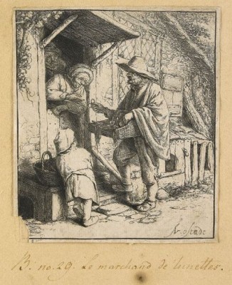 The Spectacle Seller by Adriaen Van OSTADE
