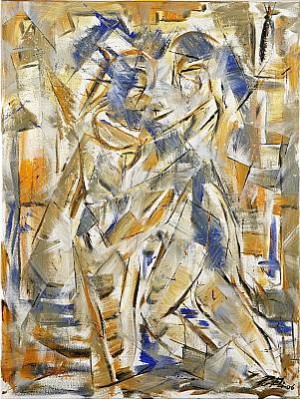 Komposition by Per ELI - auction artwork with signature