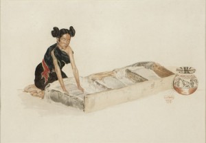 Hopi Indian Woman, Walpi by Joseph Jacinto MORA