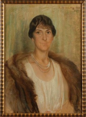 Damporträtt by Inna Von PFANNENBERG - auction artwork with signature