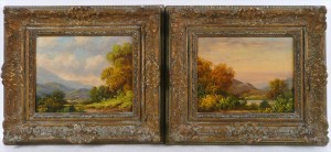 (2) Landscapes by Paul WESLEY - auction artwork with signature