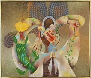 La Flor Amarilla by Leonel MACIEL - auction artwork with signature