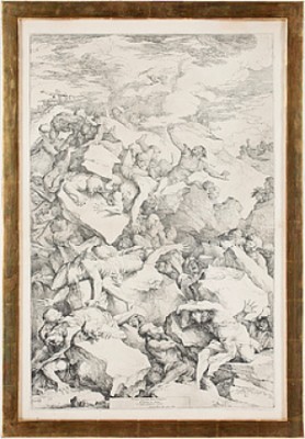 The Fall Of The Giants by Salvator ROSA