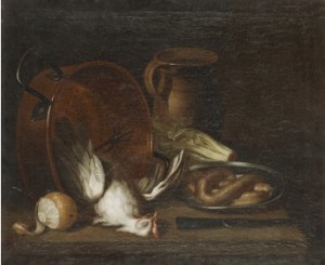 Stilleben Med Kramsfåglar Och Frukter by Lars Henning BOMAN