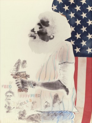 Feed Folks by David HAMMONS - auction artwork with signature