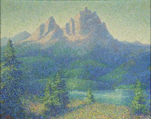 Tetons by Joseph Gary SHEAHAN - auction artwork with signature