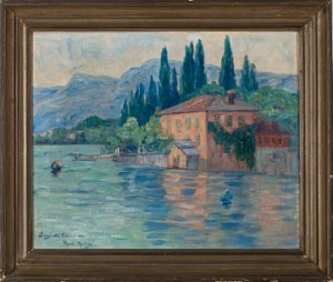 Lago Di Como by Marie HAUGE - auction artwork with signature