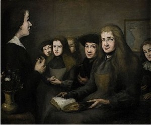 La Leçon by Théodule Augustin RIBOT