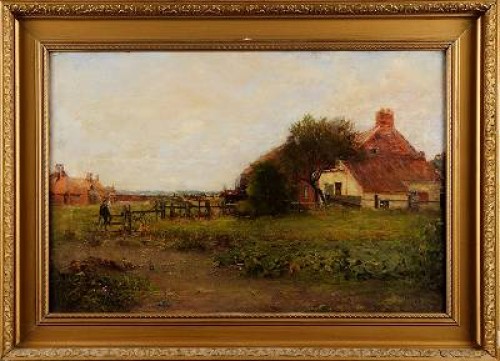 A Ustic Spot by John WALLACE - auction artwork with signature