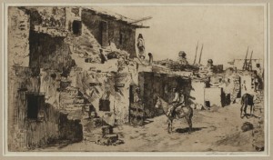 Street In Mishongnovi by John Edward BOREIN