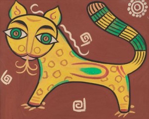 Tiger by Jamini ROY
