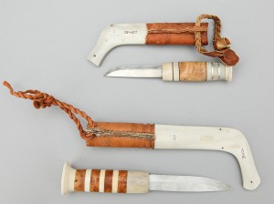 Sameknivar 2 St, Bengt Olof Unga, Lannavara Samt Lars Erik Huuva, Kiruna by Bengt-Olof UNGA