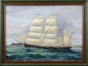 Skeppsporträtt by VERBRAEKEN - auction artwork with signature